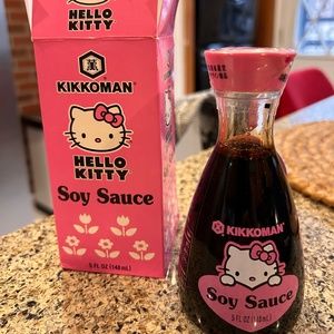 Unopened Hello Kitty Kikkoman soy sauce